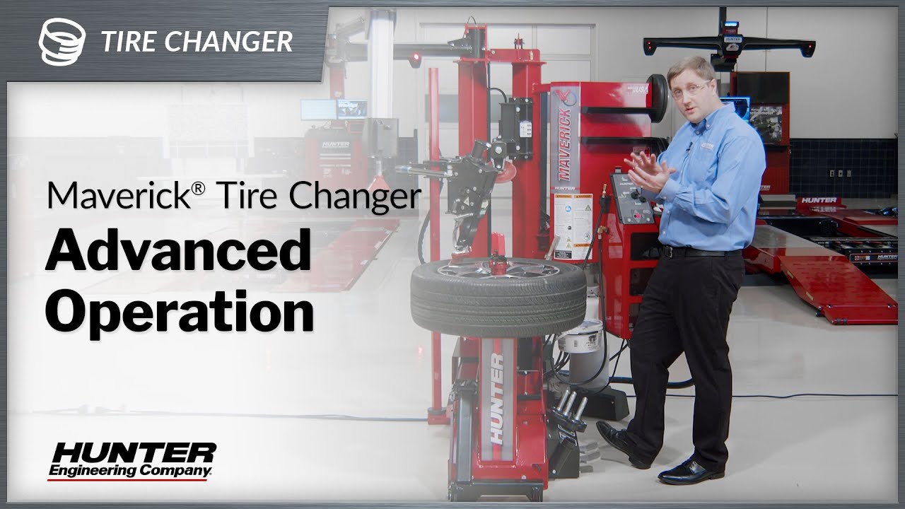 The Maverick® Tire Changer: Advanced clamping operation
